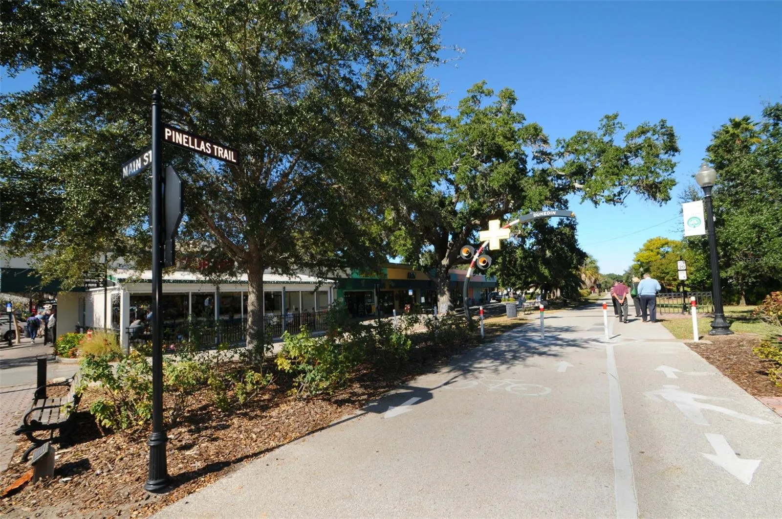 Downtown Dunedin Pinellas Trail
