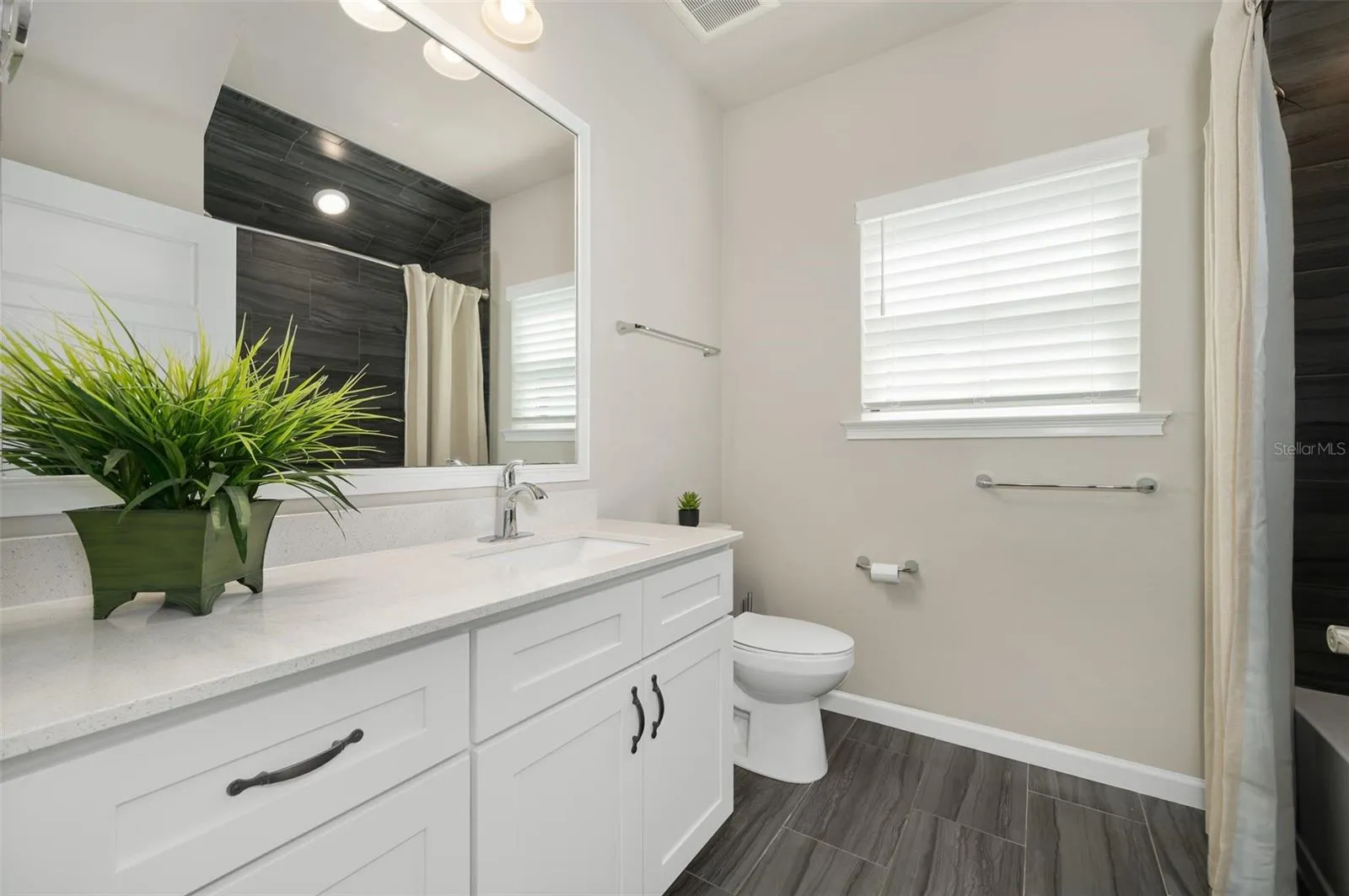 Upstairs guest bathroom