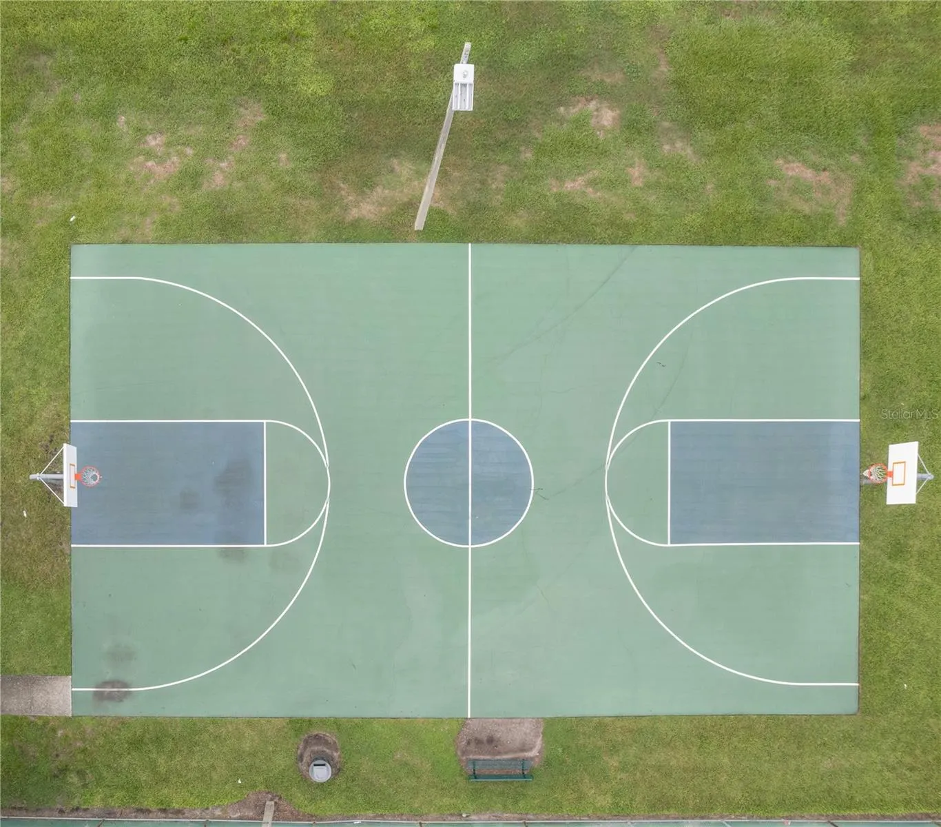 Community basketball court