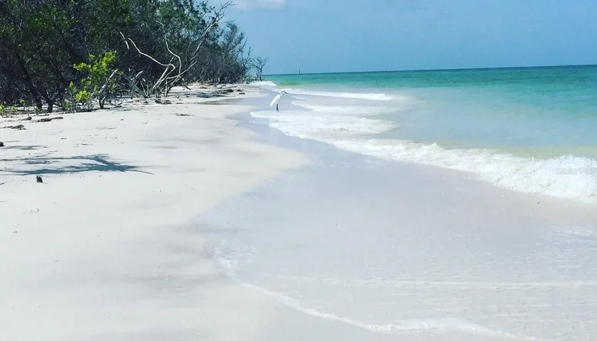 Just one of the many nearby beaches