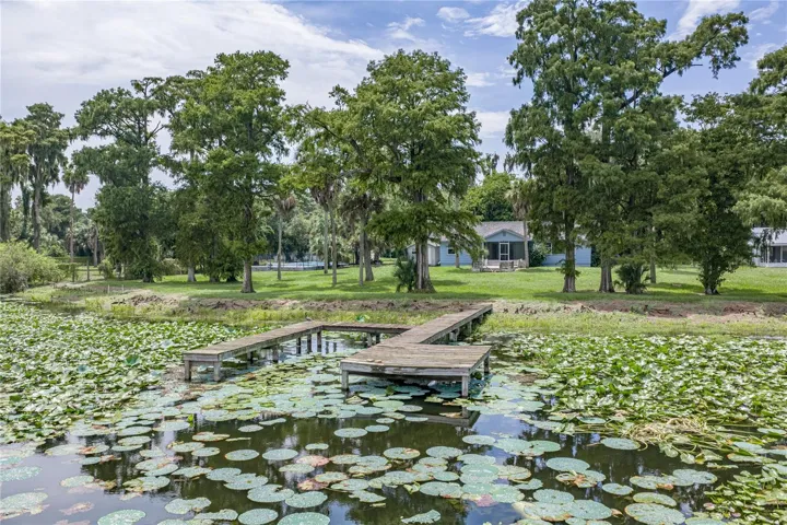 Lakeview of Main House, Pool and Canal Cottage
