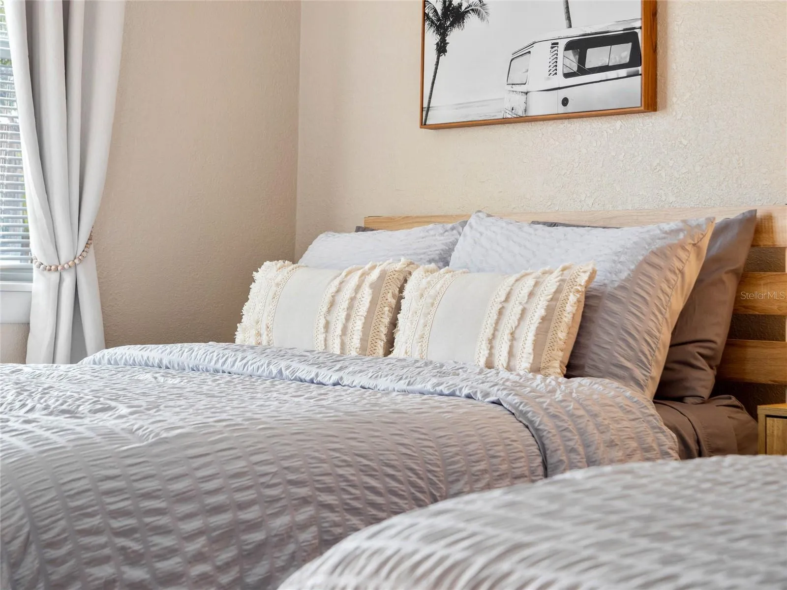 Guest bedroom in Cape Canaveral townhome.