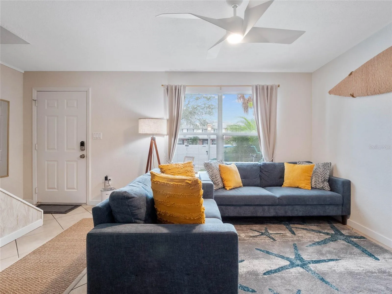 Open concept living area with an easy flow between gathering spaces.