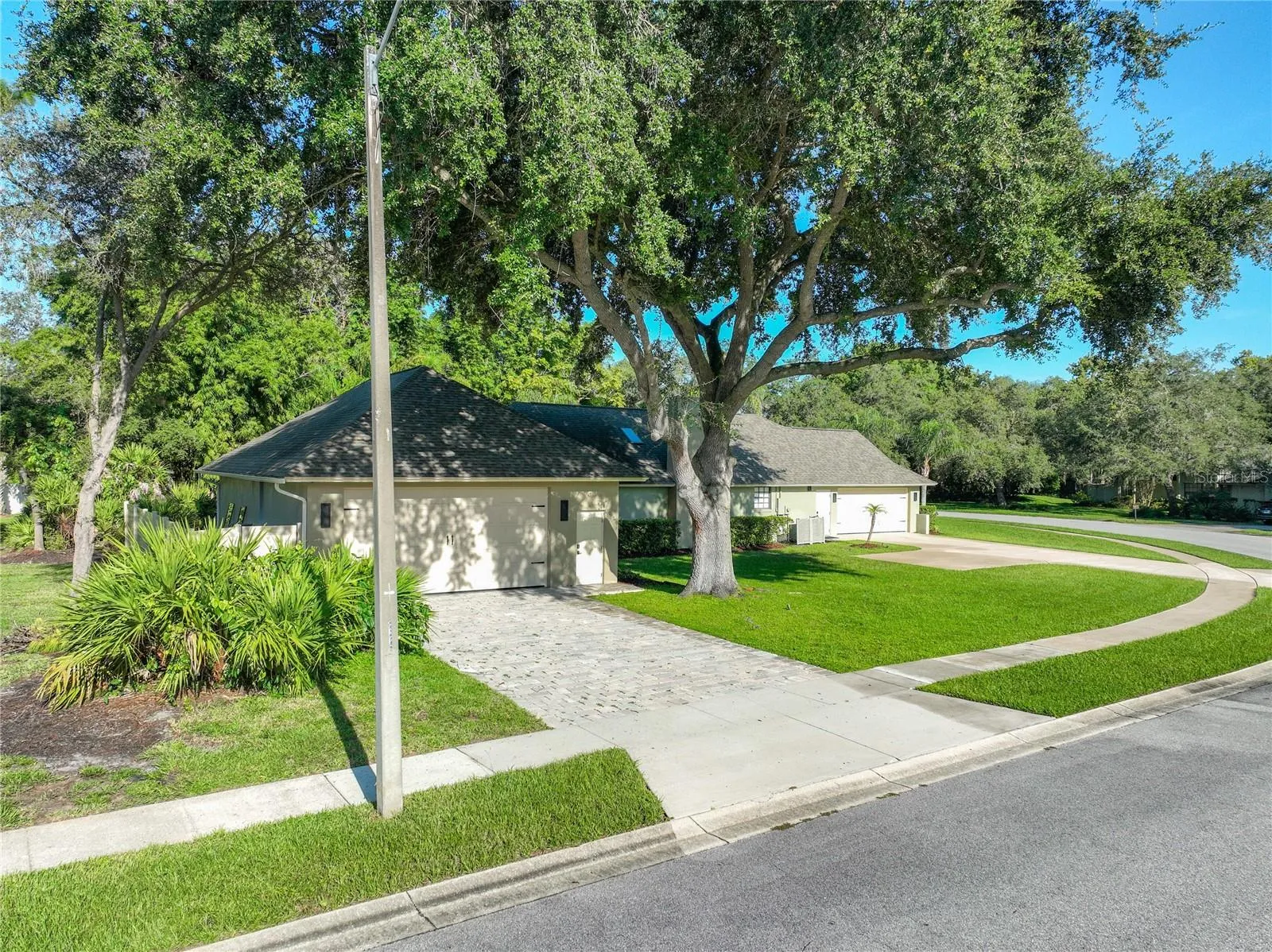 Side view of lot