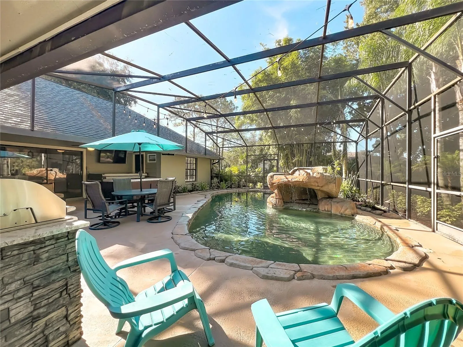 View of Pool from Owner's Suite