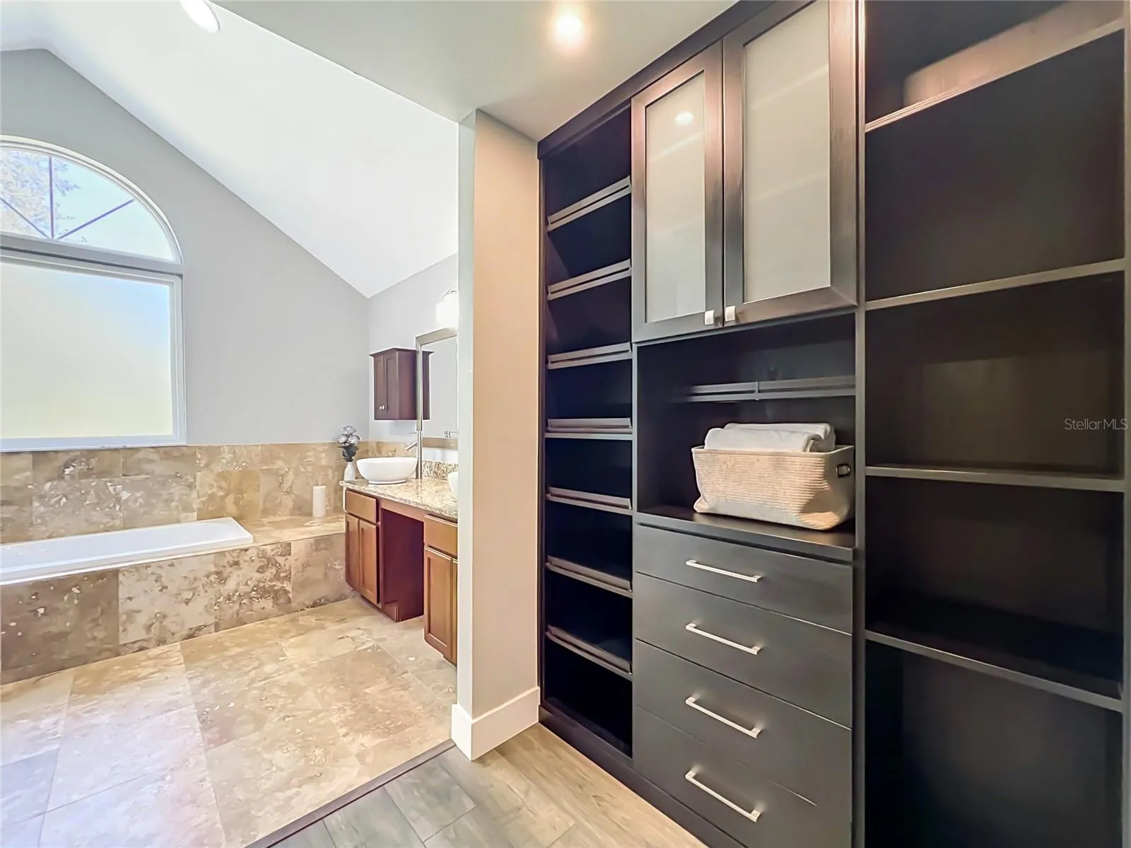 Built-In Display Shelves