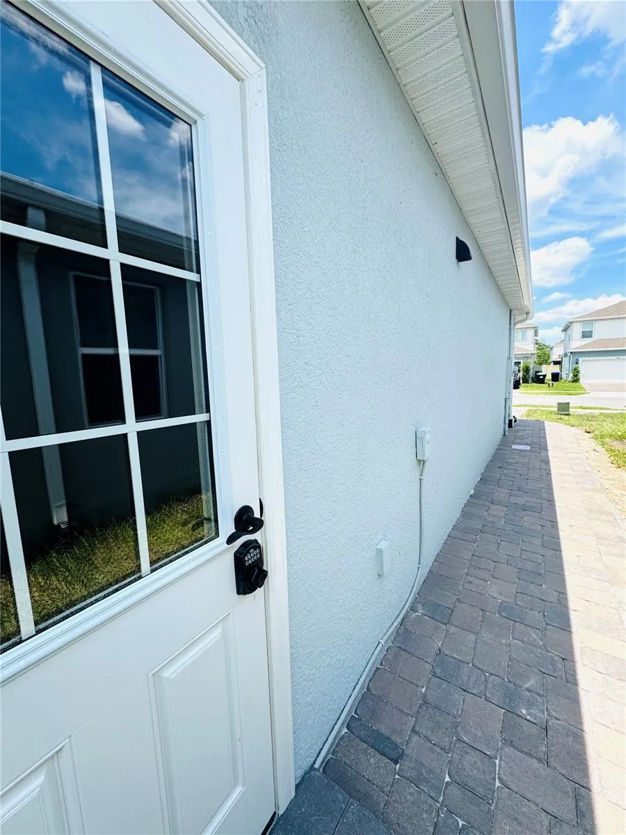 Side entrance