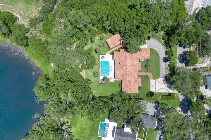 Over 1.1 acres HIGH & DRY, on the serene shores of Lake Temple