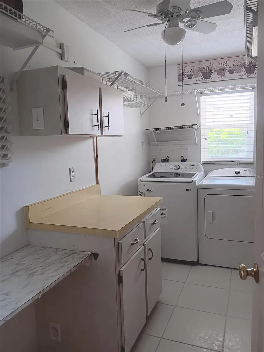 Inside laundry room