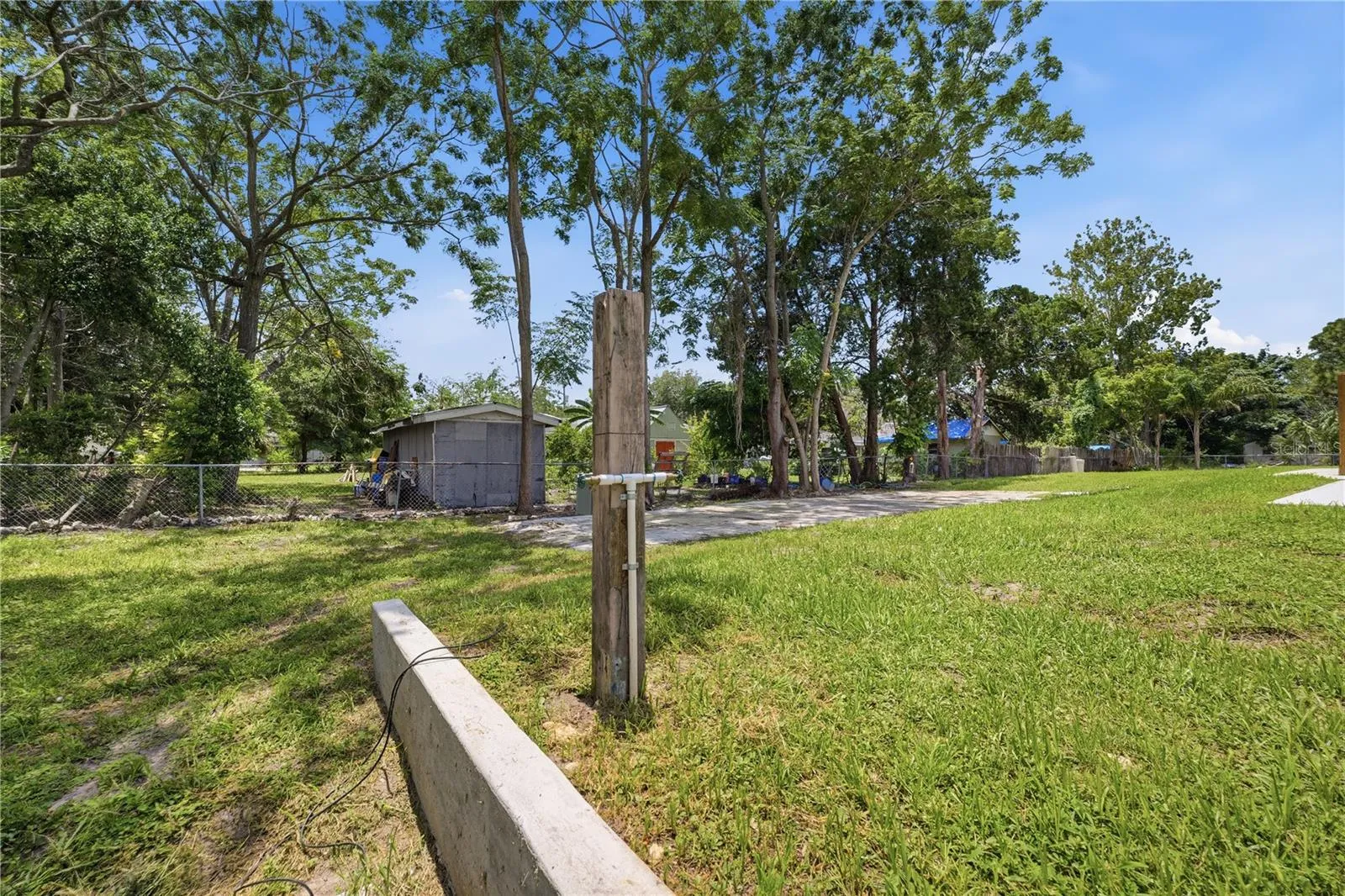 RV parking area