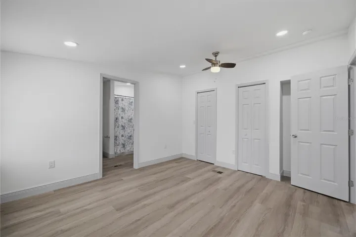 Master Bedroom dual closets
