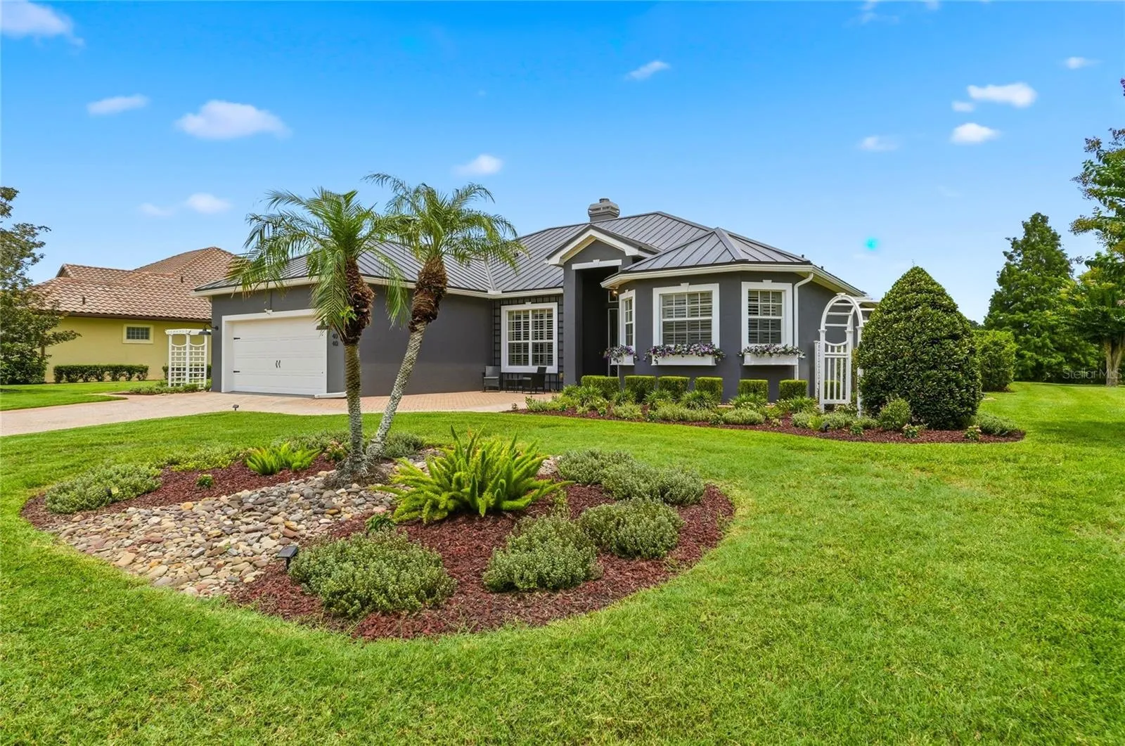 Lush Landscaping Throughout the Yard