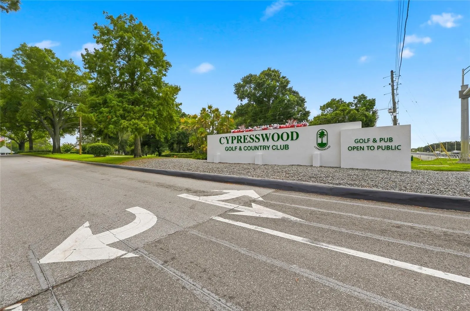 Cypresswood Community Entrance