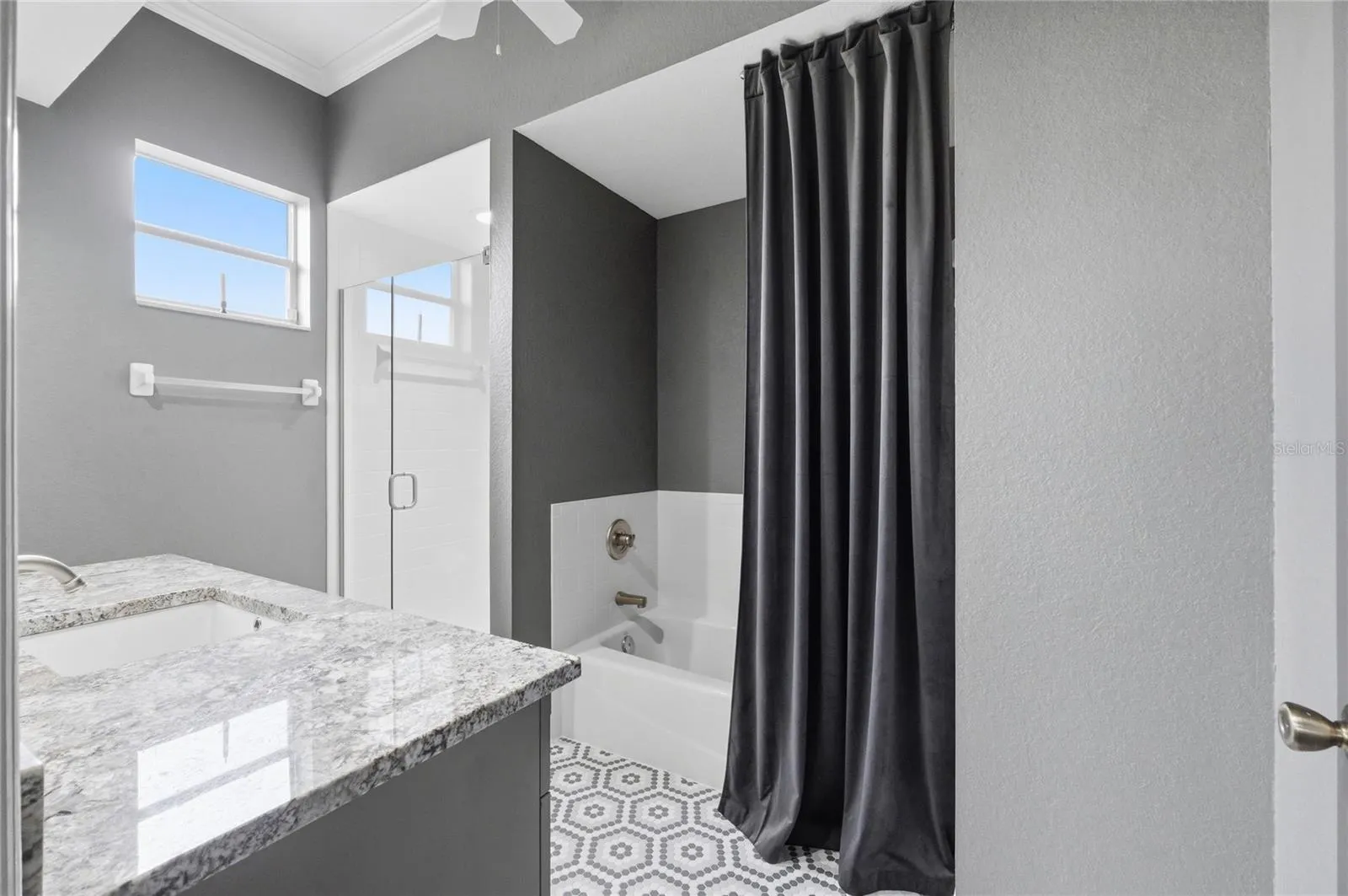 Second Bath with Granite Counter
