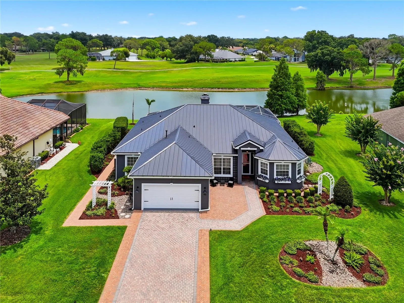 Pool Home Overlooking Pond & Golf Course