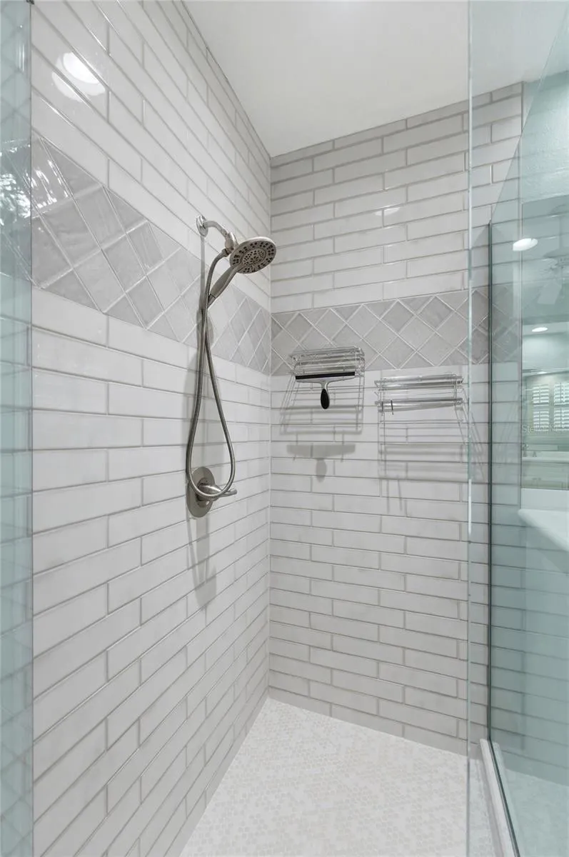 Seamless Glass Walk-In Shower