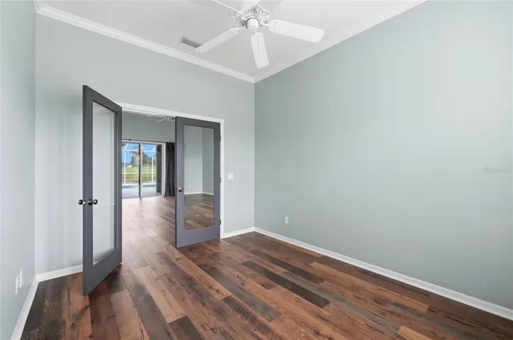 French Doors to Office