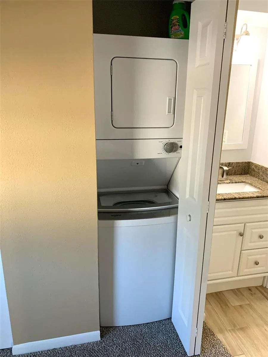 Inside Washer and Dryer