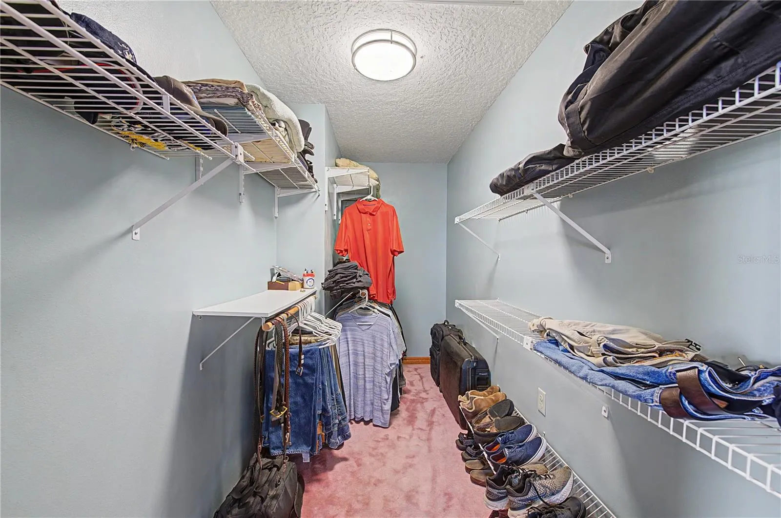 Master walk-in closet