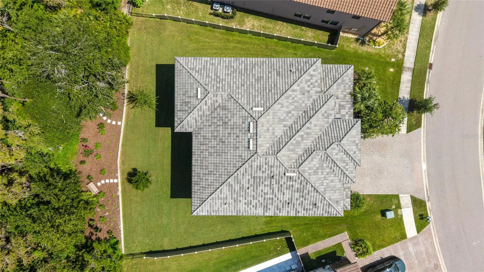 Ariel View of this impeccable home