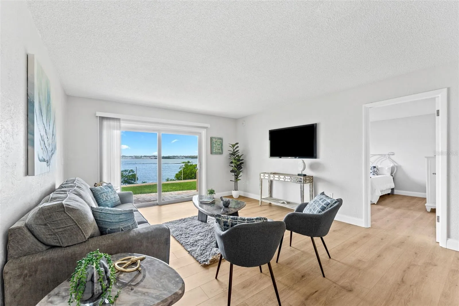View to the Intracoastal and Primary bedroom.