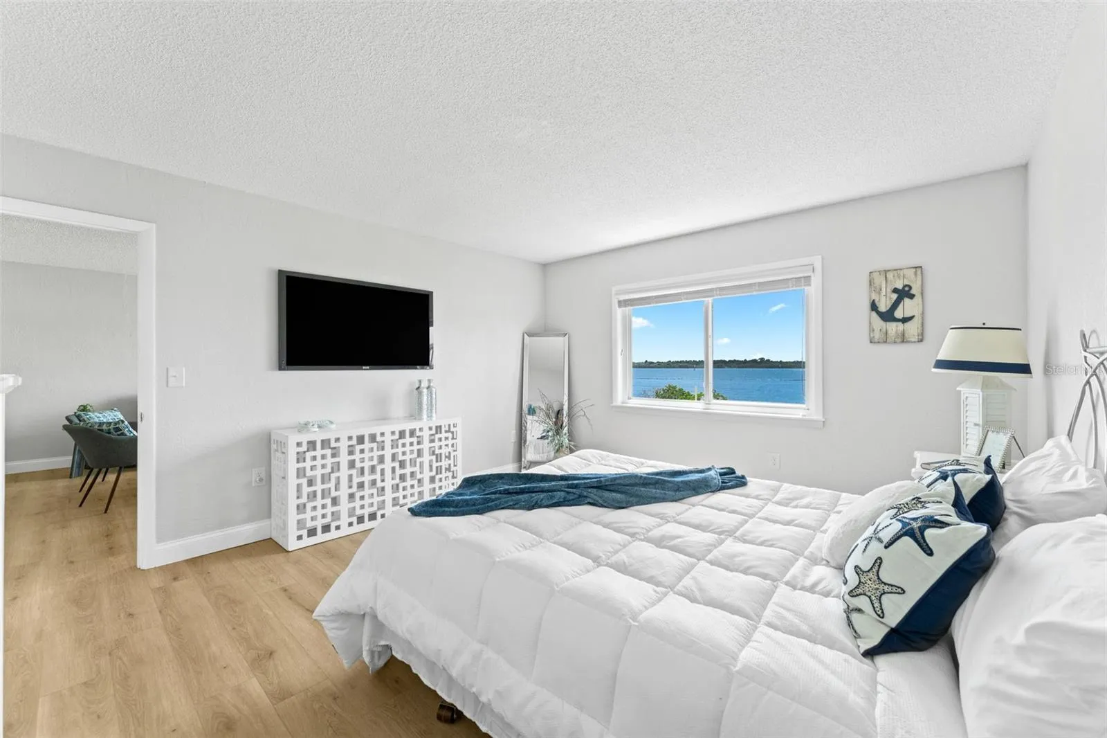 Primary bedroom... what a view.