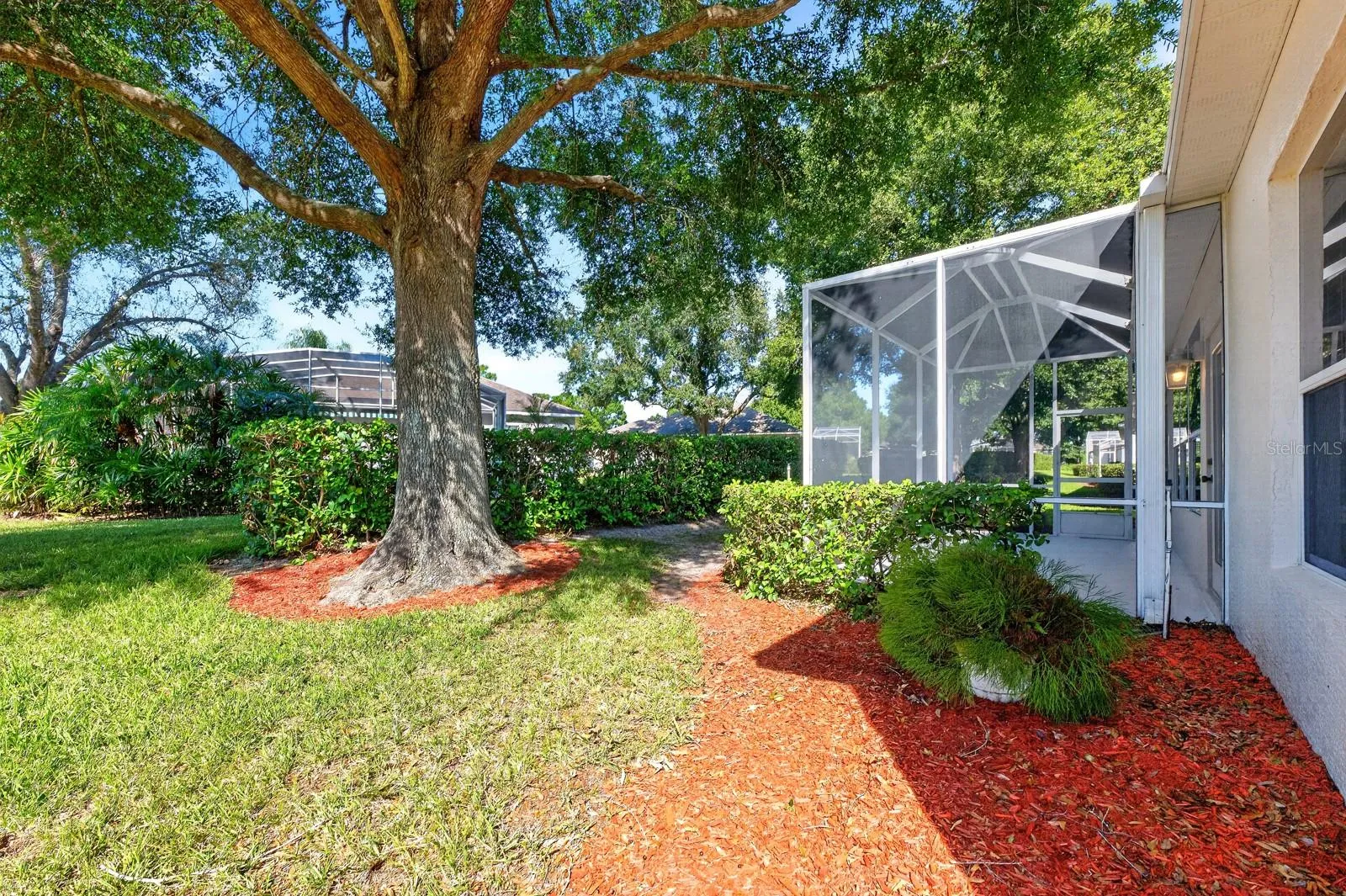 FRESH LANDSCAPING (2023) and REFRESHED PLANTINGS (2026) enhance the curb appeal.