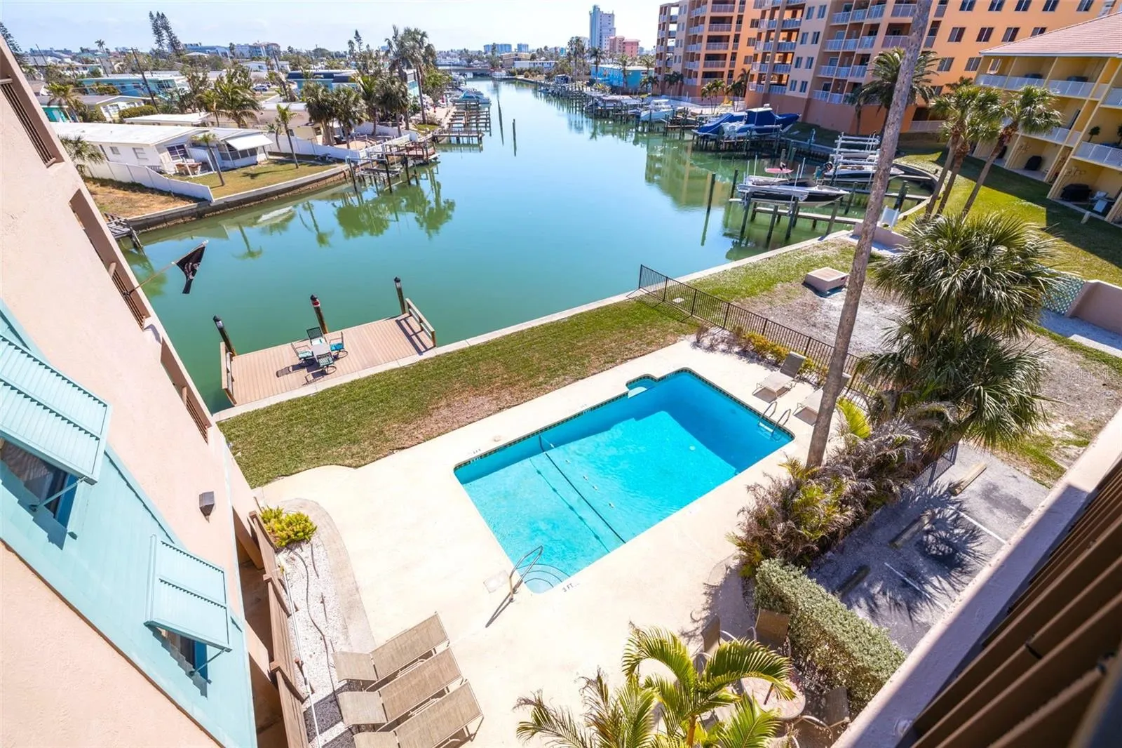 Pool located on the Waterfront