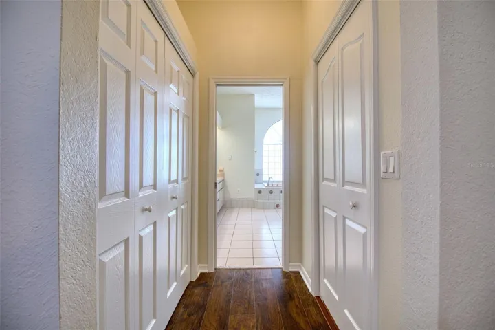 His and hers closets