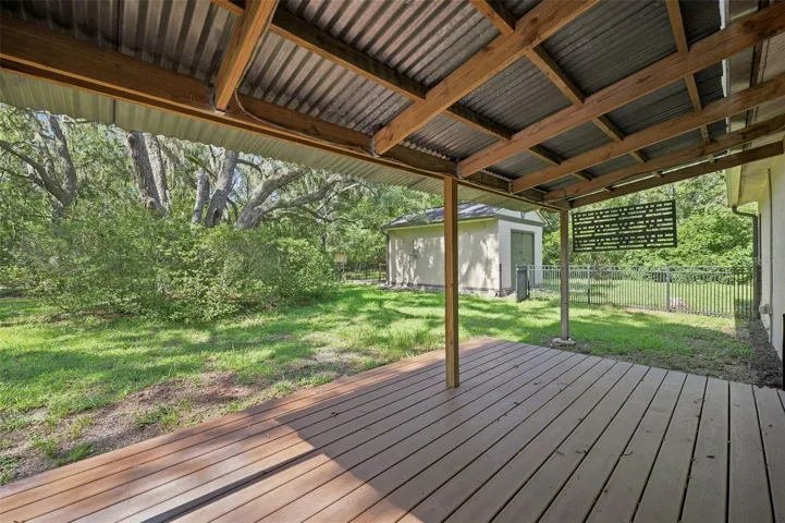 Rear Covered Patio