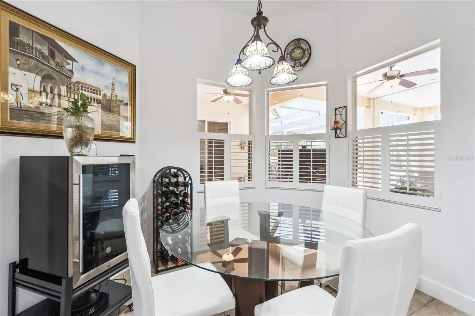 Breakfast nook off the kitchen
