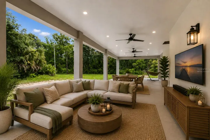 Virtually Staged/First floor porch