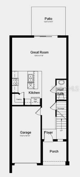 Floor 1 - Additional Highlights Include: GE refrigerator, washer and dryer, whole house blinds, and extended LVP flooring at the 1st floor