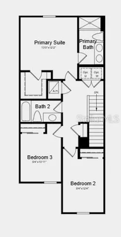 Floor 2 - Additional Highlights Include: GE refrigerator, washer and dryer, whole house blinds, and extended LVP flooring at the 1st floor