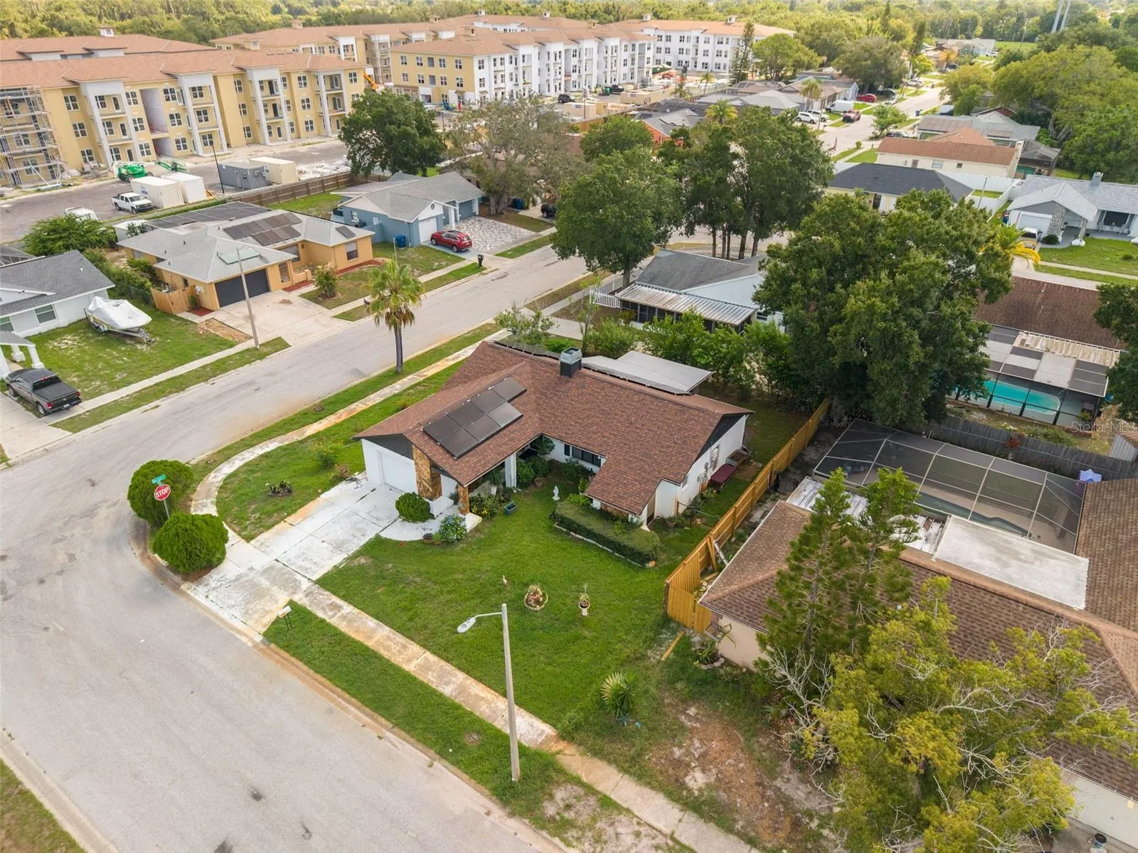 Aerial View to North