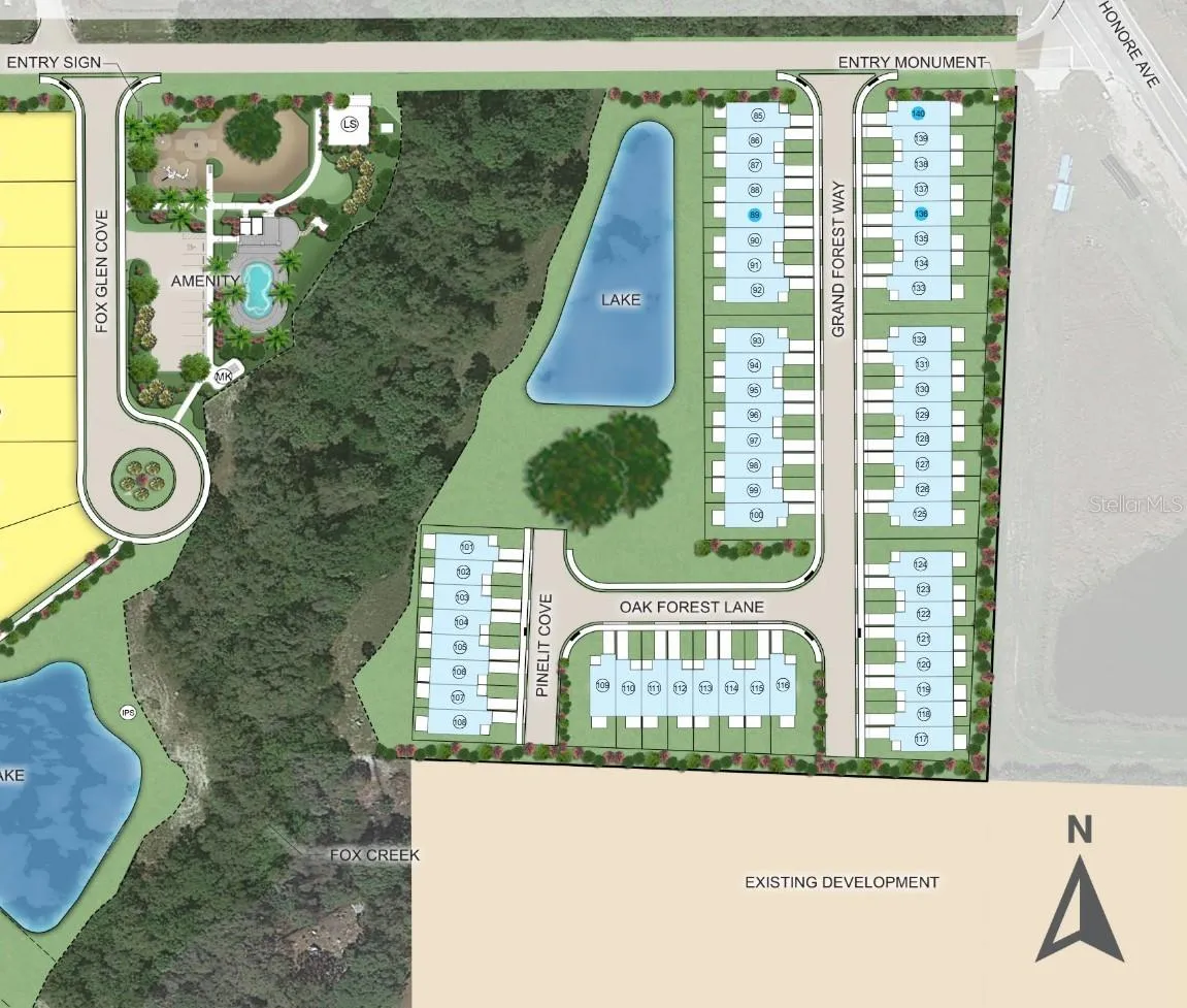 Towns at Tiburon Sitemap