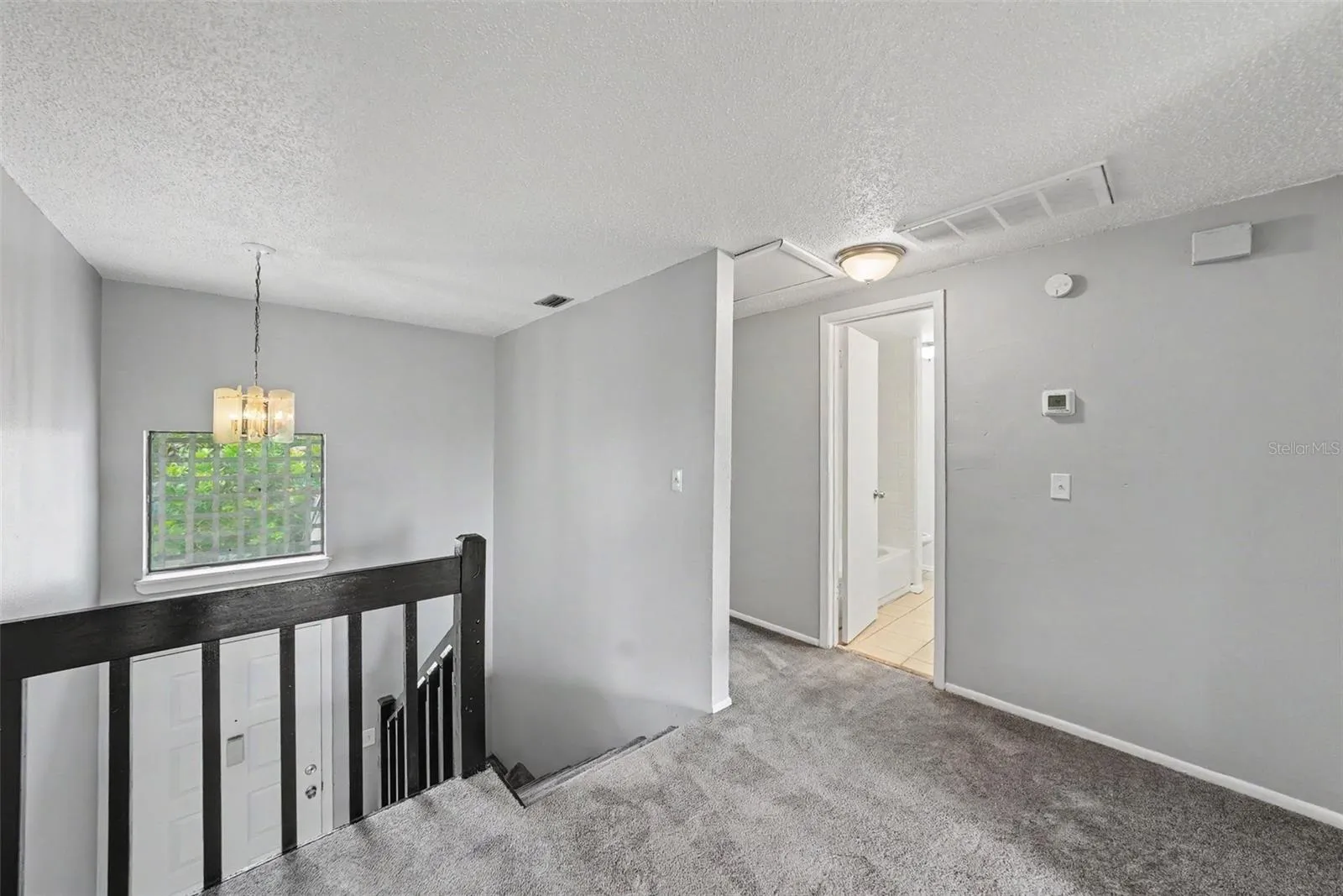 Second Floor spacious landing, with potential office space use.