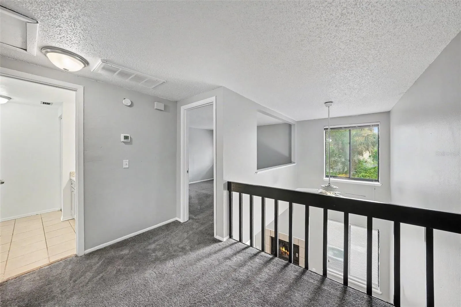Second Floor spacious landing, with potential office space use.