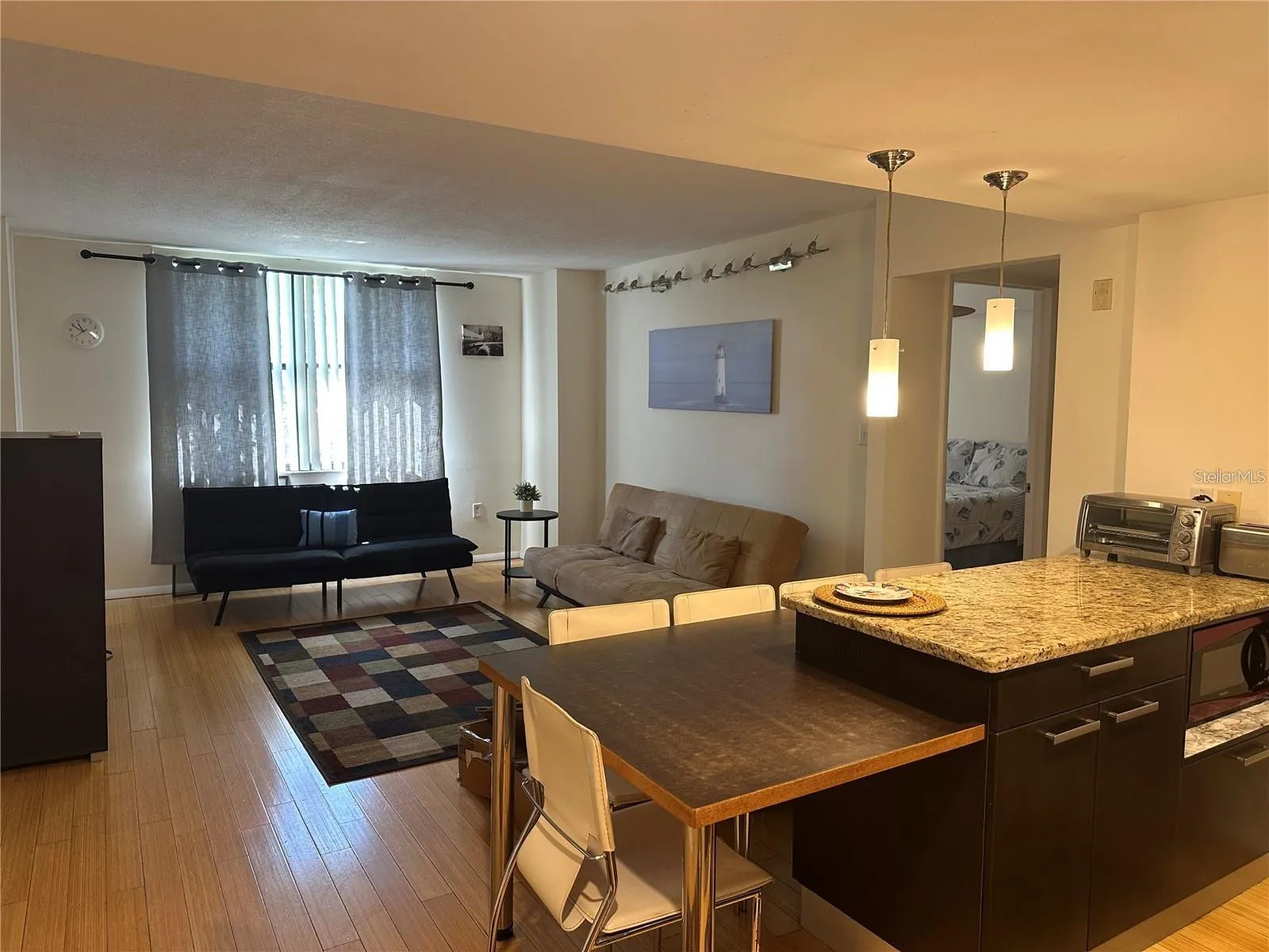 Kitchen and Living area