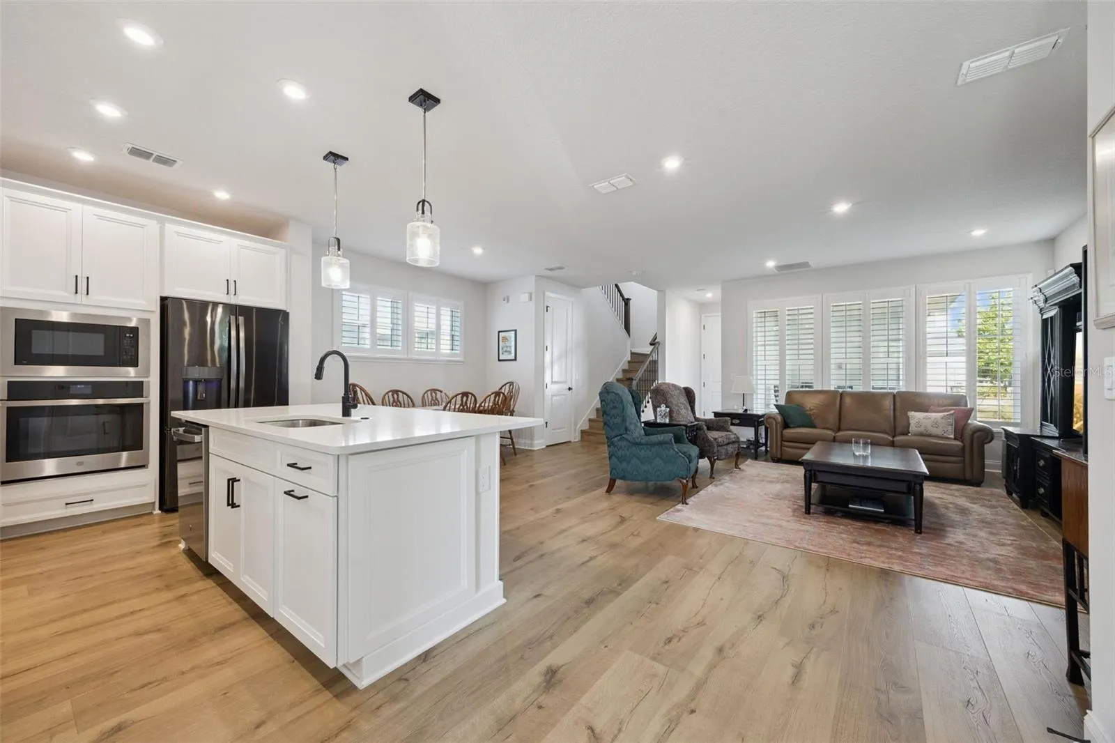 Enter into this light filled open living design.
