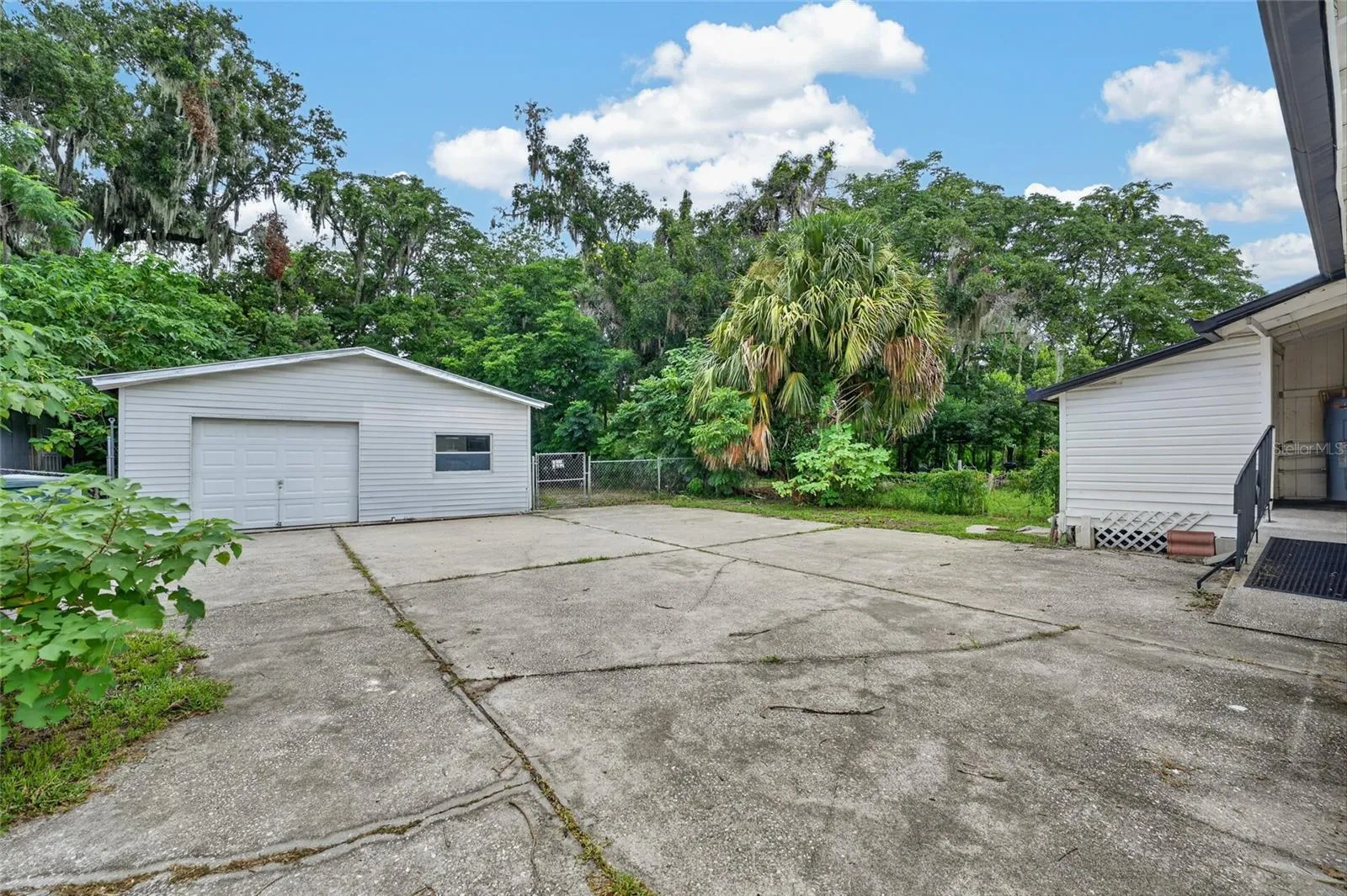 Detached two car garage