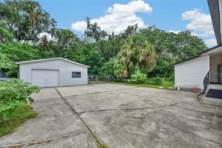 Detached two car garage