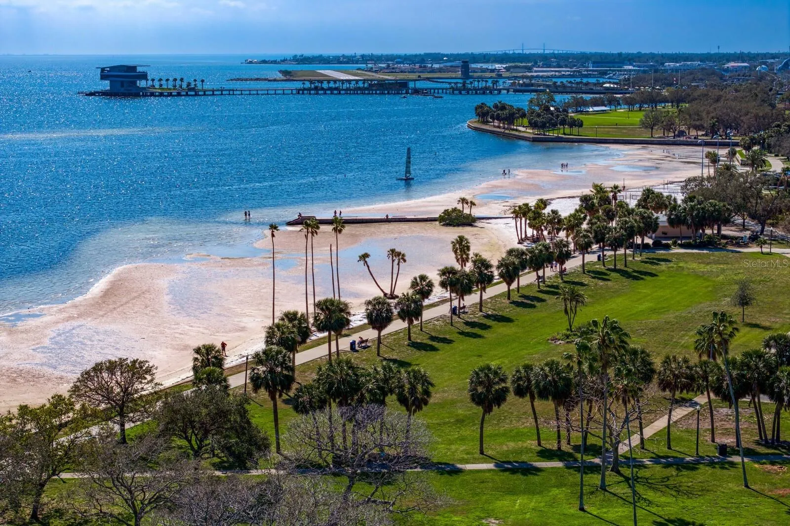 Drone View From Above Shore Crest Condo