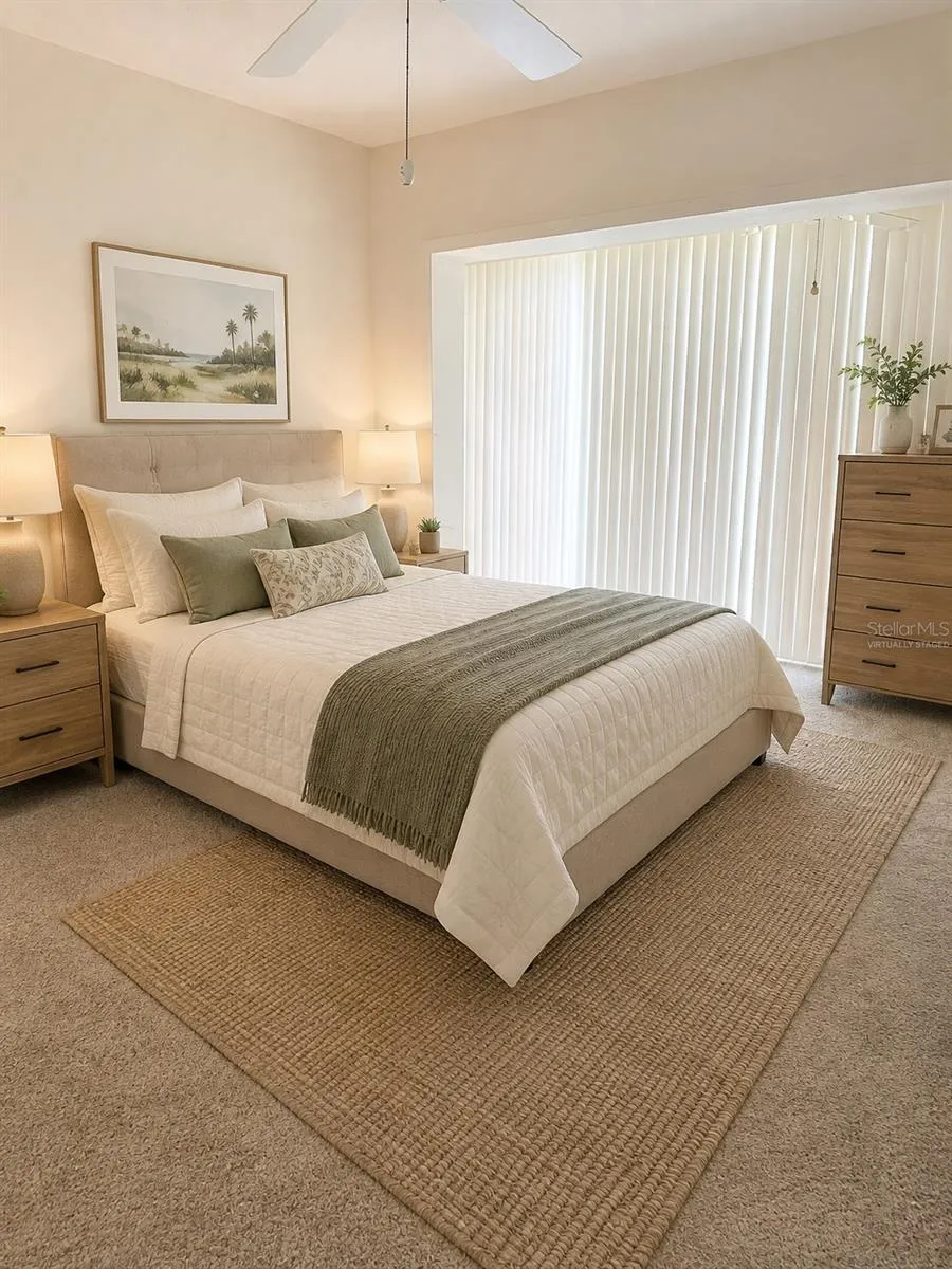 Virtually Staged. Bedroom #1