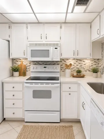 Virtually Staged. Kitchen