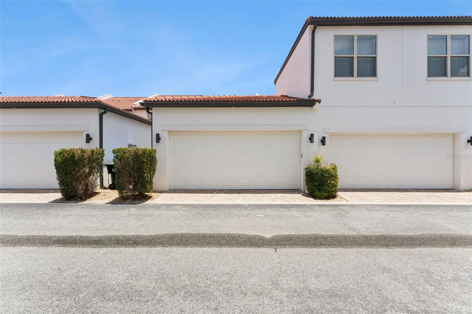 Rear facing garage