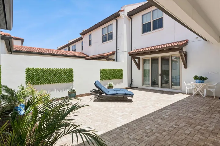 Patio from garage