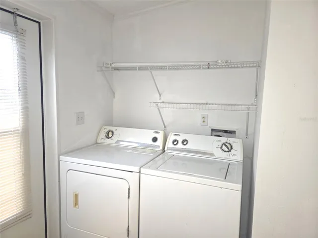 Laundry room off kitchen