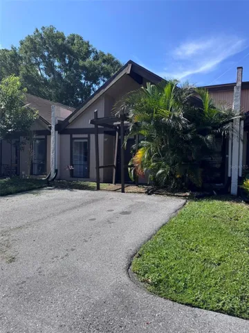 front of the property