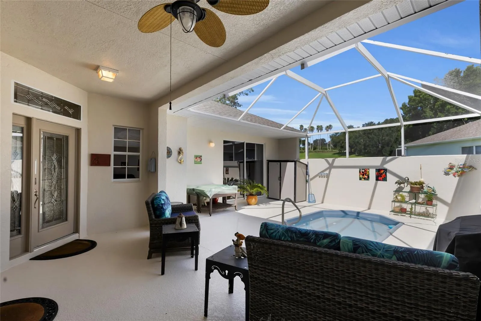 Courtyard with Swim Spa